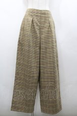 画像1: Candy Stripper / CHECK TACKED PANTS 1 ブラウン I-26-02-28-121-PU-PA-SA-ZI (1)
