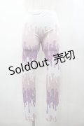 ACDC RAG / タレレギンス  白×ピンク×パープル I-26-02-28-122-PU-PA-TE-ZI