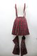 画像2: Amavel / Rockin' Girl レッグカバー付きスカパン  赤チェック I-26-02-28-123-CA-SK-SA-ZI (2)