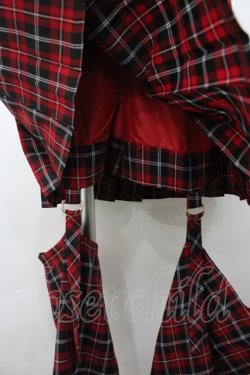 画像3: Amavel / Rockin' Girl レッグカバー付きスカパン  赤チェック I-26-02-28-123-CA-SK-SA-ZI