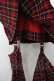 画像3: Amavel / Rockin' Girl レッグカバー付きスカパン  赤チェック I-26-02-28-123-CA-SK-SA-ZI (3)
