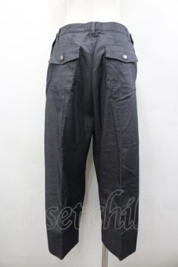 画像2: INGEBORG / ロゴサイドボタンパンツ  グレー I-26-02-28-125-LO-PA-SA-ZI