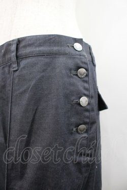 画像3: INGEBORG / ロゴサイドボタンパンツ  グレー I-26-02-28-125-LO-PA-SA-ZI