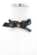 Angelic Pretty / レースハートチャームチョーカー  黒 I-26-02-28-126-AP-AC-SA-ZI