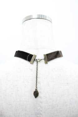 画像2: LOLITAその他(お買取対象外) / カメリアチョーカー  ブラウンｘ白 I-26-02-28-130-LO-AC-SA-ZI