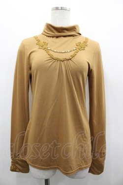 画像1: axes femme / ネックレス風装飾タートル  ブラウン I-26-02-28-014-AX-TO-SA-ZI