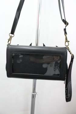 画像3: ATELIER PIERROT / Nocturnal Grave” Batwing Wallet Bag  黒 I-26-02-28-143-EL-ZA-SA-ZI