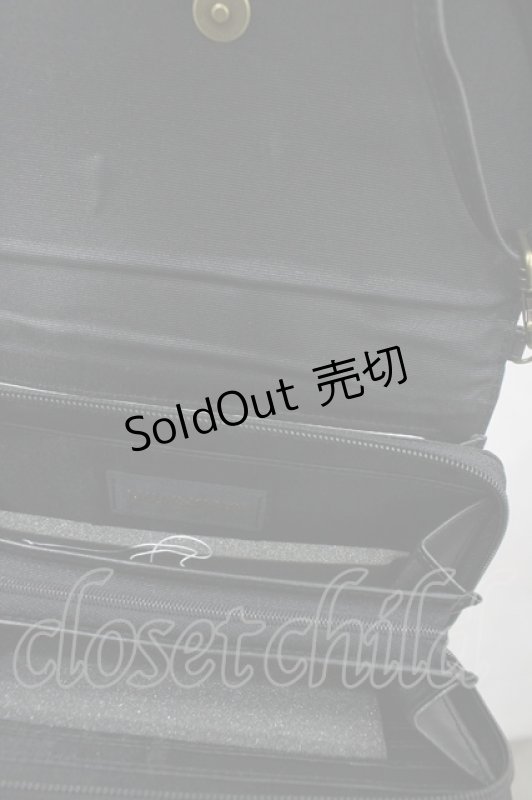 画像4: ATELIER PIERROT / Nocturnal Grave” Batwing Wallet Bag  黒 I-26-02-28-143-EL-ZA-SA-ZT649 (4)