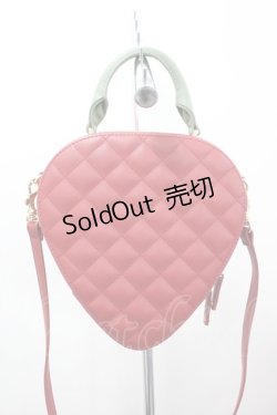 画像2: Maison de FLEUR / いちごパールショルダーバッグ  赤 I-26-02-28-147-LO-BG-SA-ZI