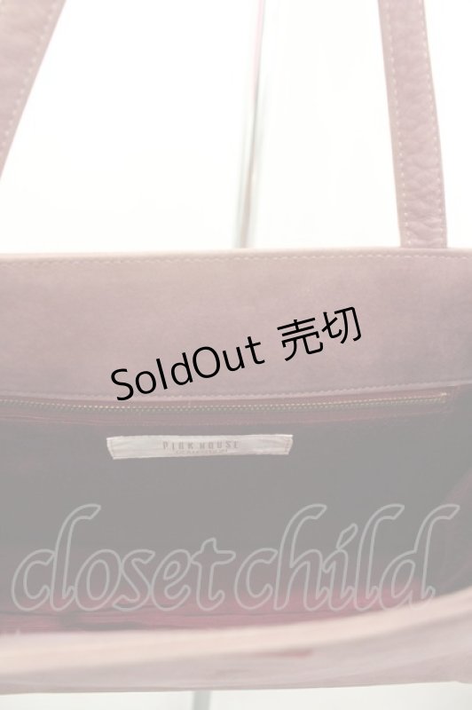 画像3: PINK HOUSE / ロゴプリントハンドバッグ  ピンク I-26-02-28-148-LO-BG-SA-ZT0304X (3)