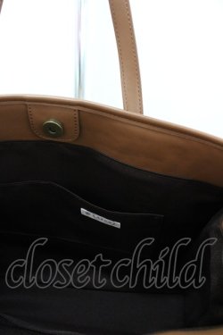 画像3: axes femme / ジャガードトートバッグ  ブラウン I-26-02-28-149-AX-BG-SA-ZI