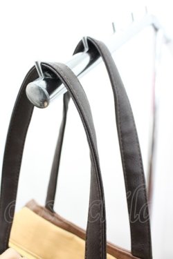 画像4: axes femme / BOOK型バッグ  ブラウン I-26-02-28-150-AX-BG-SA-ZI