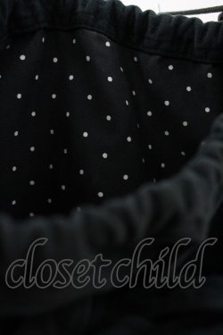 画像2: PINK HOUSE / リボン&ロゴ巾着  黒 I-26-02-28-154-LO-ZA-SA-ZI