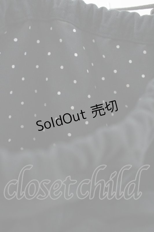 画像2: PINK HOUSE / リボン&ロゴ巾着  黒 I-26-02-28-154-LO-ZA-SA-ZT0304X (2)