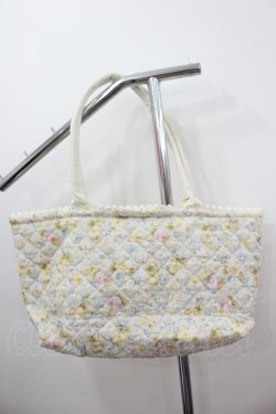 画像2: PINK HOUSE / ローズプリントキルティングトートバッグ  サックス I-26-02-28-158-LO-BG-SA-ZI