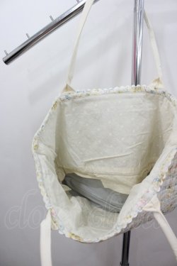 画像3: PINK HOUSE / ローズプリントキルティングトートバッグ  サックス I-26-02-28-158-LO-BG-SA-ZI