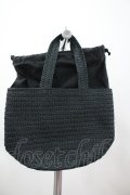 PINK HOUSE / 麦わらミニバッグ  黒 I-26-02-28-159-LO-BG-SA-ZT0304X
