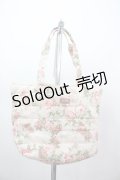 PINK HOUSE / 薔薇プリントトートバッグ  ピンク I-26-02-28-160-LO-BG-SA-ZTK047