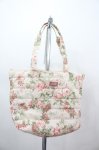 画像1: PINK HOUSE / 薔薇プリントトートバッグ  ピンク I-26-02-28-160-LO-BG-SA-ZTK047 (1)