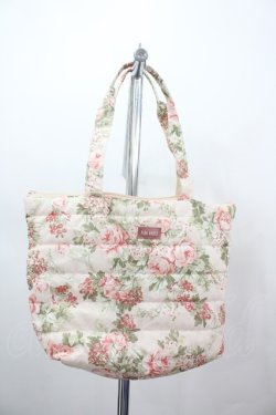 画像1: PINK HOUSE / 薔薇プリントトートバッグ  ピンク I-26-02-28-160-LO-BG-SA-ZI
