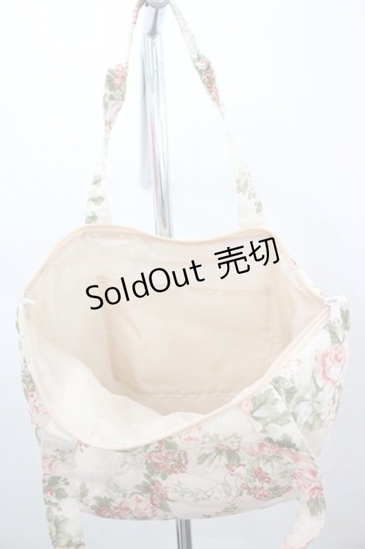 画像3: PINK HOUSE / 薔薇プリントトートバッグ  ピンク I-26-02-28-160-LO-BG-SA-ZTK047 (3)