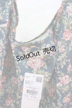 画像2: axes femme / 壁紙柄エコバッグ  グリーン I-26-02-28-162-AX-BG-SA-ZI