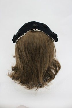 画像2: Shirley Temple / ローズリボンヘッドドレス  黒 I-26-02-28-168-ET-AC-SA-ZI