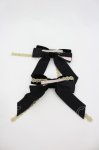 画像2: Angelic Pretty / レースハートチャームベルリボンクリップSet  黒Ｘゴールド I-26-02-28-172-AP-AC-SA-ZI (2)