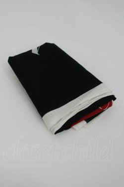 画像1: MEN'S KANEKO ISAO / ハートロゴプリントスカーフ  ブラック I-26-02-28-202-LO-ZA-SA-ZI