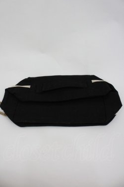 画像2: PINK HOUSE / ロゴポーチ  黒Ｘ白 I-26-02-28-206-LO-ZA-SA-ZI