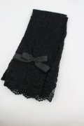 m petit by misako / AMレースロングアームカバー  黒 I-26-02-28-212-LO-ZA-SA-ZT0304X