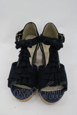 画像2: axes femme / スエードフリルサンダル M コン I-26-02-28-228-AX-SH-SA-ZI