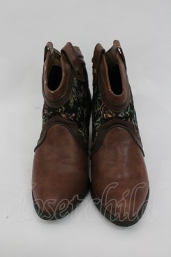 画像2: axes femme / ゴブランウエスタンブーツ M チャ I-26-02-28-229-AX-SH-SA-ZI