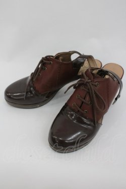 画像1: axes femme / カカトベルトサンダル M ブラウン I-26-02-28-230-AX-SH-SA-ZI