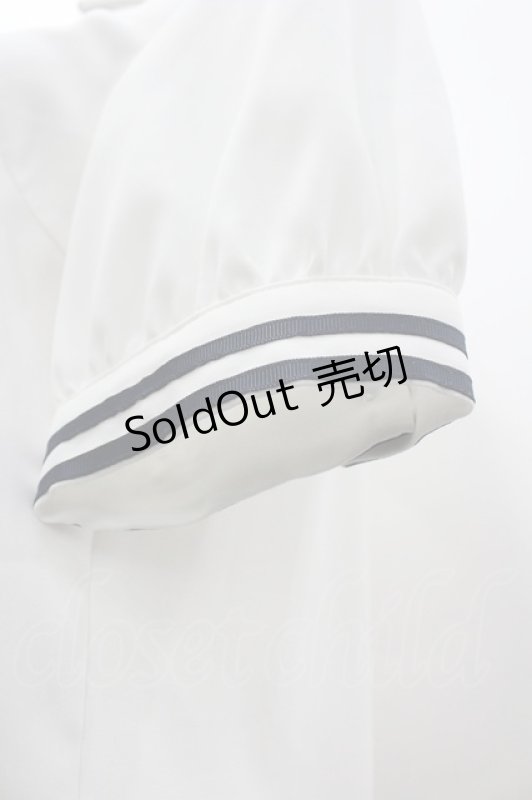 画像4: Amavel / Emblemクロスタイブラウス  白 I-26-02-28-002-CA-BL-SA-ZI (4)