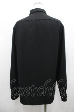 画像2: AXES-X / カラーチップ&ローズ釦シャツ M 黒Ｘシルバー I-26-02-28-025-LO-BL-SA-ZI