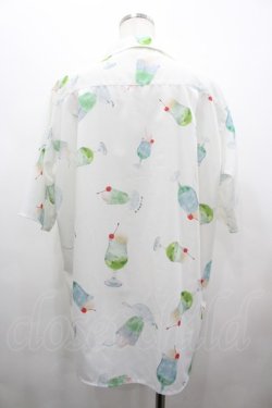 画像2: AXES-X / クリームソーダPT半袖シャツ M 白 I-26-02-28-028-LO-BL-SA-ZI