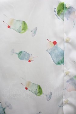 画像3: AXES-X / クリームソーダPT半袖シャツ M 白 I-26-02-28-028-LO-BL-SA-ZI