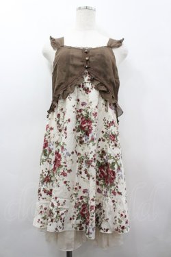 画像1: axes femme / キャミ重ねチュニック M キナリ I-26-03-02-043-AX-OP-TE-ZI