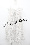 axes femme / 花Ｘレース柄キャミチュニック M キナリ I-26-03-02-044-AX-OP-SA-ZI