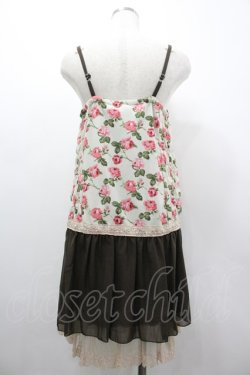 画像2: axes femme / ビスチェ重ね着風キャミチュニック M ブラウン I-26-03-02-047-AX-OP-SA-ZI