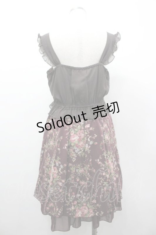 画像2: axes femme / キャミ重ねチュニック M ワイン I-26-03-02-055-AX-OP-SA-ZI (2)