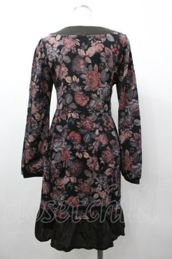 画像2: axes femme / ゴブランプリントチュニック M クロ I-26-03-02-058-AX-OP-SA-ZI