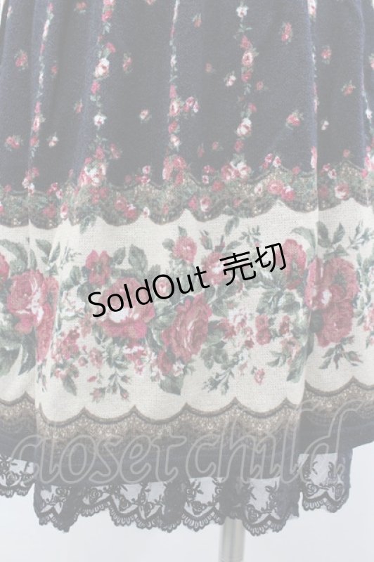 画像3: axes femme / ローズパネル柄カットチュニ M コン I-26-03-02-059-AX-OP-SA-ZI (3)