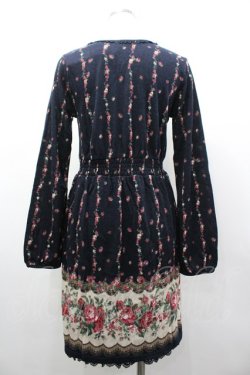 画像2: axes femme / ローズパネル柄カットチュニ M コン I-26-03-02-060-AX-OP-SA-ZI