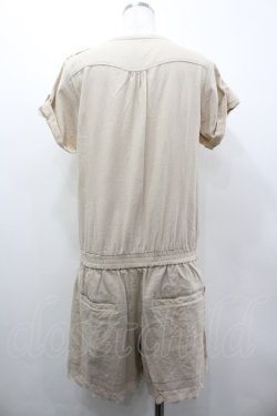 画像2: axes femme / 半袖コンビネゾン  キナリ I-26-03-02-062-AX-OP-SA-ZI