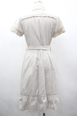 画像2: axes femme / ドビーストライプシャツOP M ベージュ I-26-03-02-067-AX-OP-TE-ZI