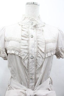 画像3: axes femme / ドビーストライプシャツOP M ベージュ I-26-03-02-067-AX-OP-TE-ZI