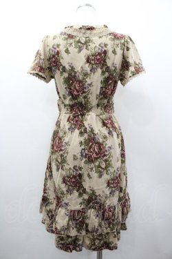 画像2: axes femme / 花柄カットソー姫OP M ベージュ I-26-03-02-074-AX-OP-SA-ZI