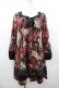 画像1: axes femme / 花柄ワンピース M 黒 I-26-03-02-082-AX-OP-TE-ZI (1)